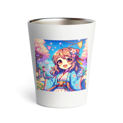 Colorful girl / type1 Thermo Tumbler