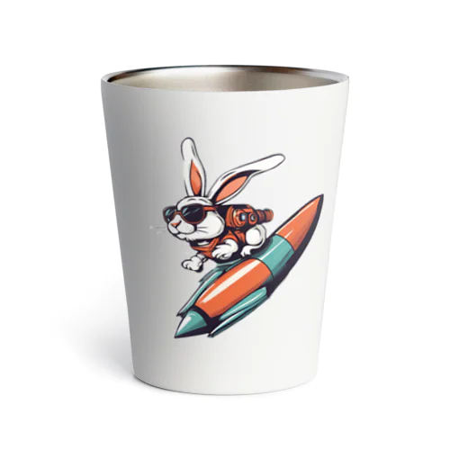 ロケットうさぎ　ミッション遂行 Thermo Tumbler