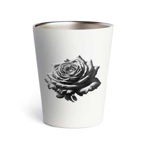 心に咲いた薔薇の花 Thermo Tumbler