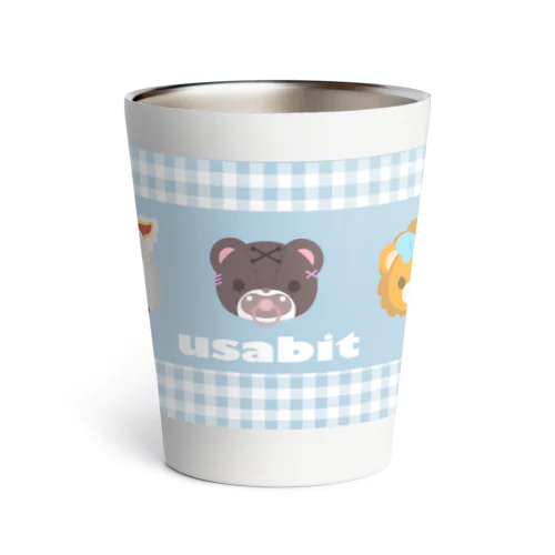 【usabit】けもびっとBlue2 Thermo Tumbler