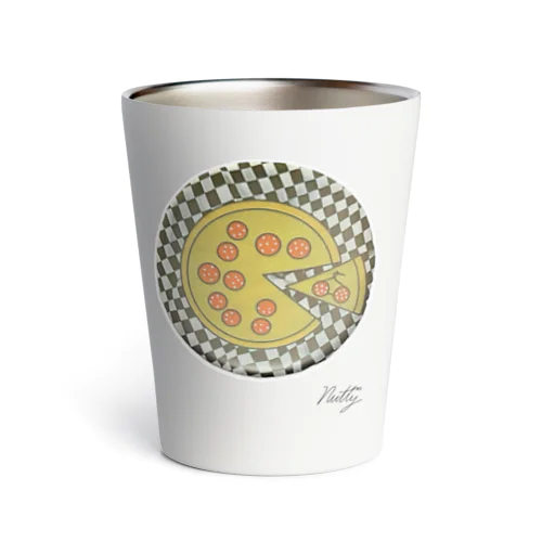 Two Pizza Restaurants (signature) Thermo Tumbler