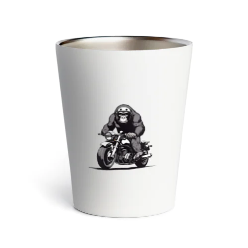 バイクに乗ったゴリラ Thermo Tumbler