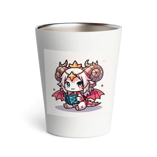 かわいいドラゴンのイラスト Thermo Tumbler