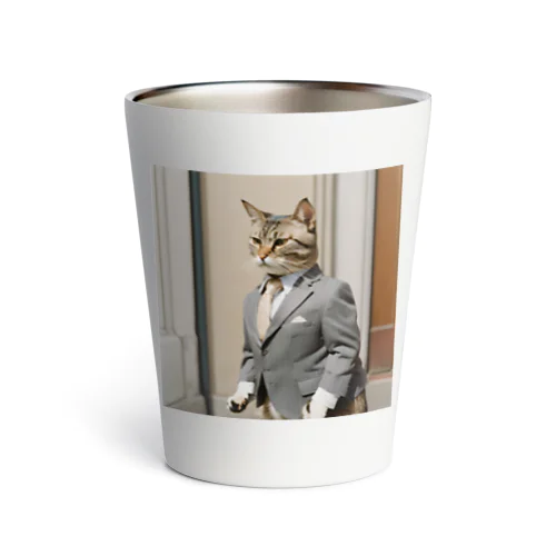 スーツねこ Thermo Tumbler