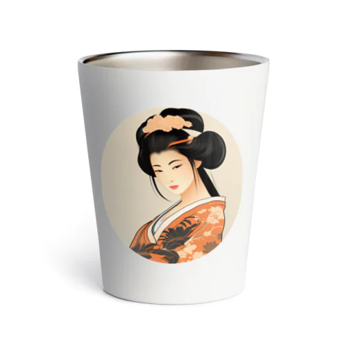 浮世絵 美人画 Ukiyoe beauty painting [UB-MJ52-SR001-0008] Thermo Tumbler