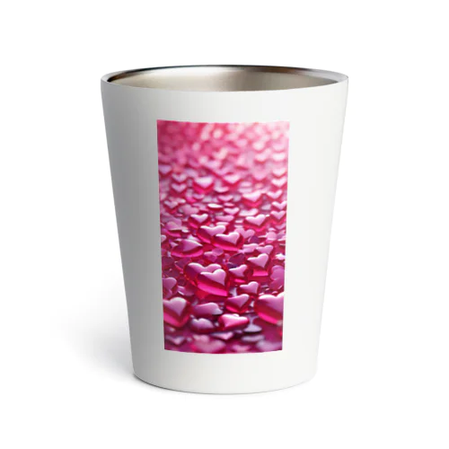 ハート　ピンク0053 Thermo Tumbler