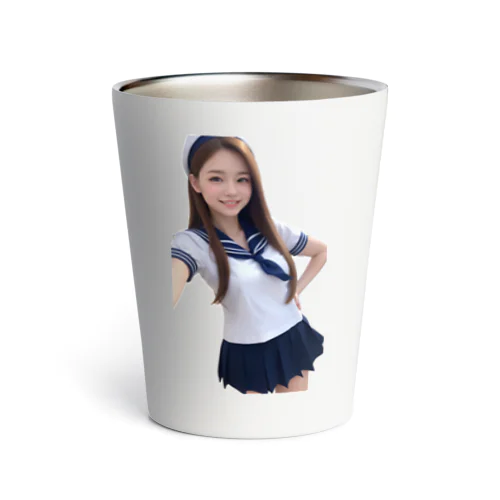 AI美女 Thermo Tumbler