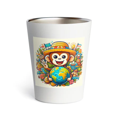 happy monkey Thermo Tumbler