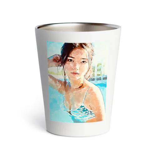 水彩ガール2 Thermo Tumbler