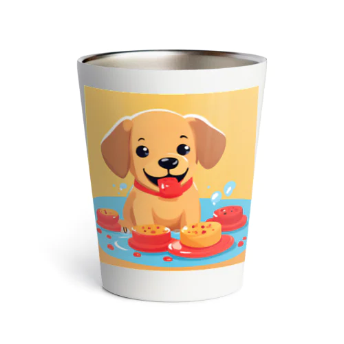 スイーツが大好きな子犬 Thermo Tumbler