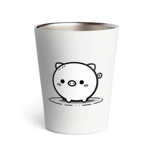 まんまる🐷ぶたちゃん😍 Thermo Tumbler