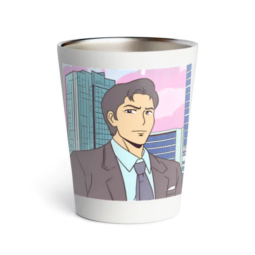 夕焼けサラリーマン Thermo Tumbler