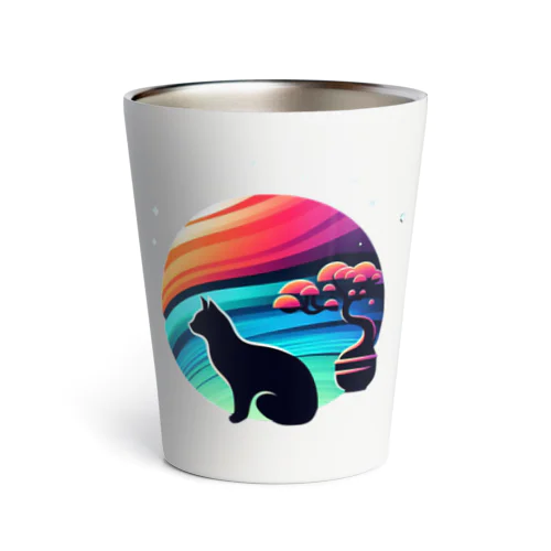 Colorful mood with cats 8 Thermo Tumbler