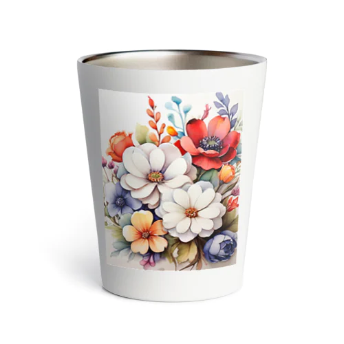 たくさんの花々を Thermo Tumbler