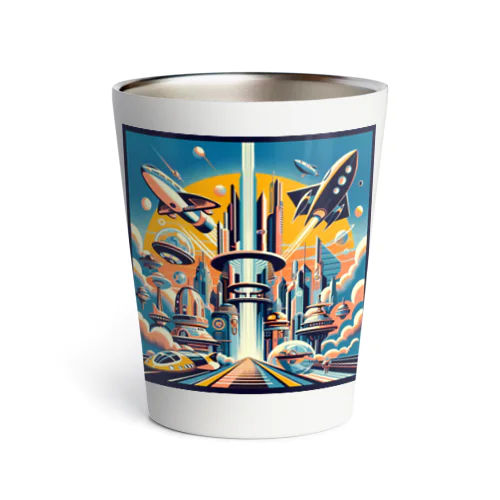 過去の未来観　retro-futurism design01 Thermo Tumbler