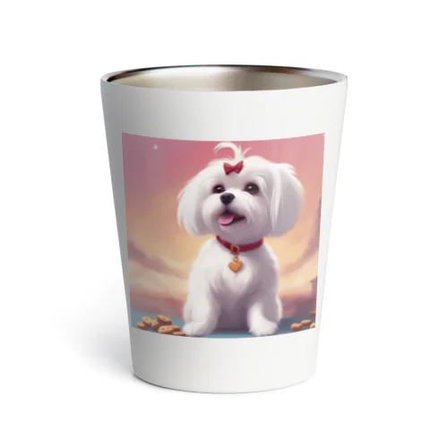 かわいいマルチーズ Thermo Tumbler