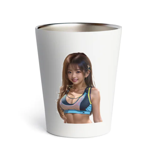 AI cute girl No.1 Thermo Tumbler