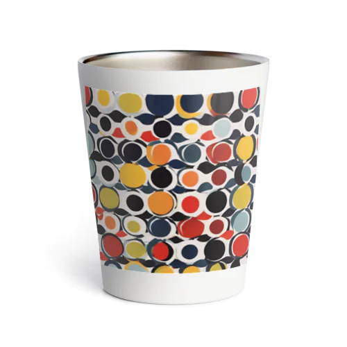 北欧　ドット柄　マリメッコ風　Scandinavian dot pattern Thermo Tumbler