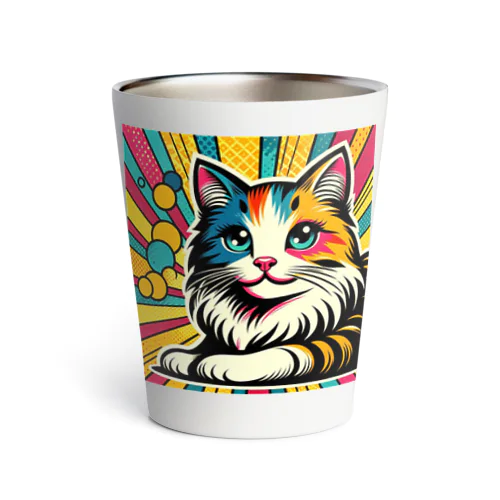 ねこポップアート Thermo Tumbler