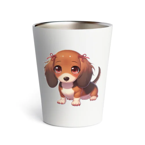 ミニチュアダックス　女の子　アイテム Thermo Tumbler