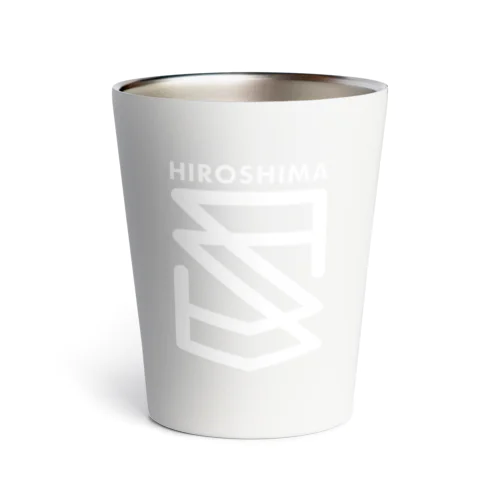 WHITE_LOGO Thermo Tumbler