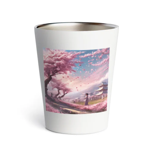 舞い散る桜 Thermo Tumbler