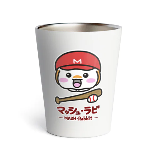 マッシュ・ラビ(赤・野球) Thermo Tumbler