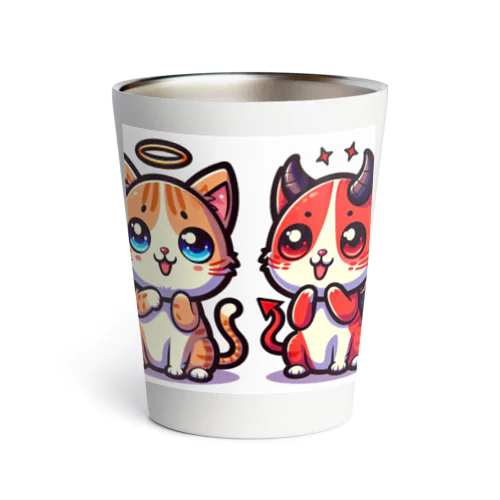 ☆天使猫☆悪魔猫☆ Thermo Tumbler