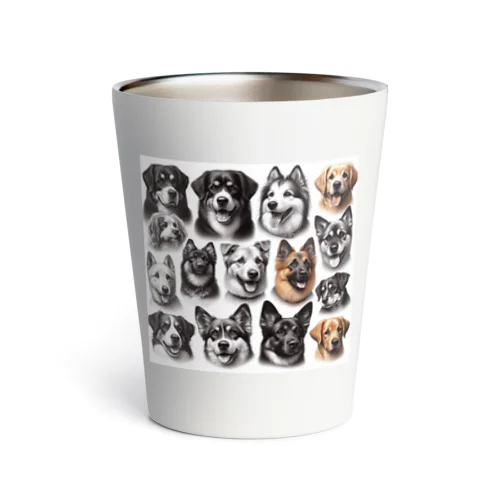 かっこいい大型犬 Thermo Tumbler