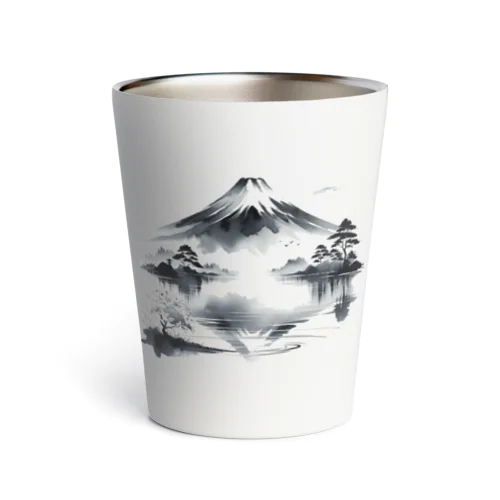 Mirroring Mt.Fuji Thermo Tumbler