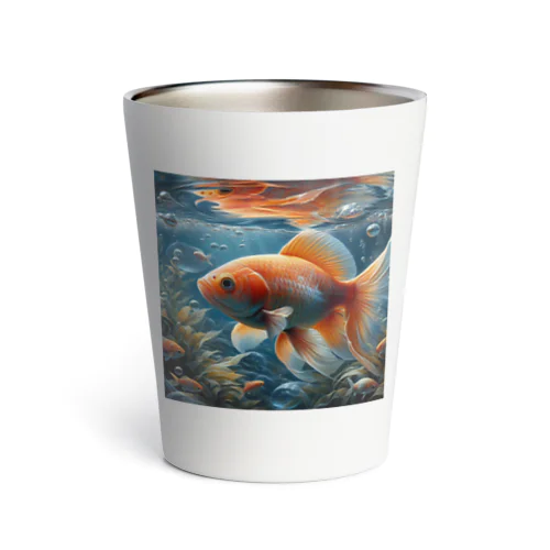 金運招福金魚様 Thermo Tumbler