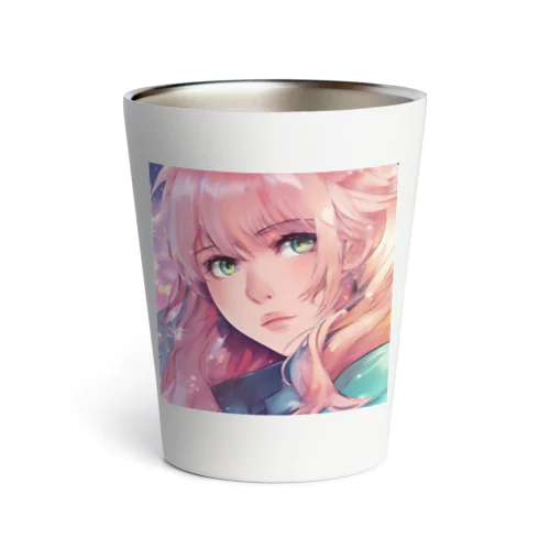 アーティストのアンニュイ美人 Thermo Tumbler