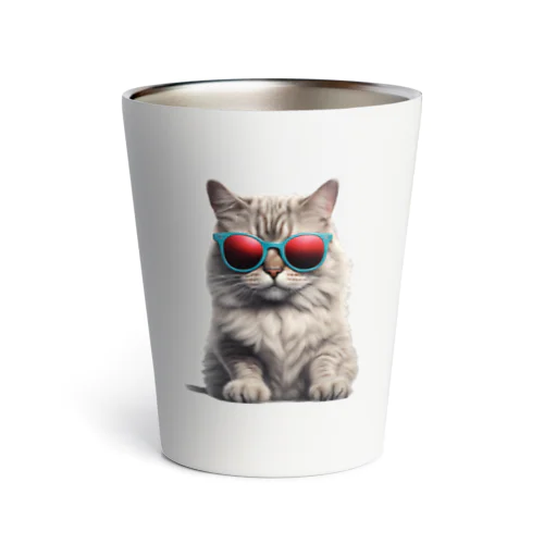 クールなお猫様 Thermo Tumbler