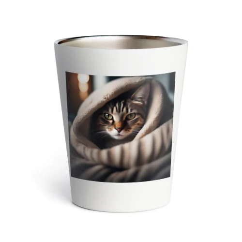 休憩を迫る猫 Thermo Tumbler