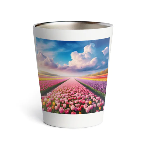 壮大な風景✨チューリップ🌷バージョン🌈 Thermo Tumbler