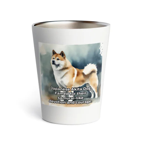 Samurai Dog Thermo Tumbler