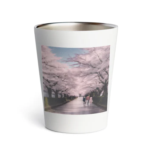 桜のトンネル Thermo Tumbler