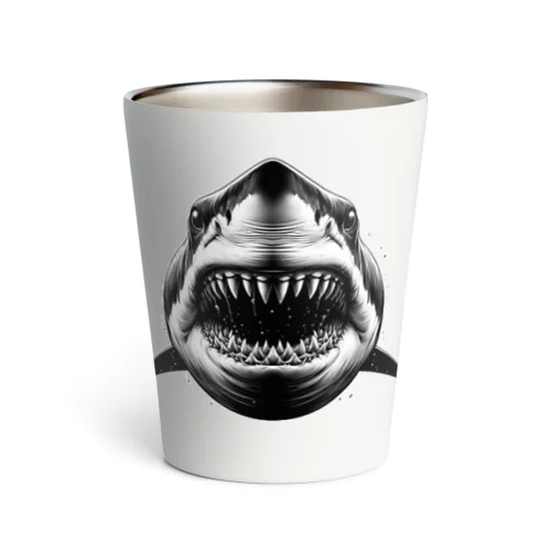 お腹を空かせたサメ Thermo Tumbler