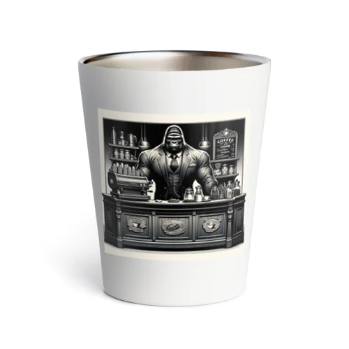 The Mighty Gorilla Coffee Shop  Thermo Tumbler