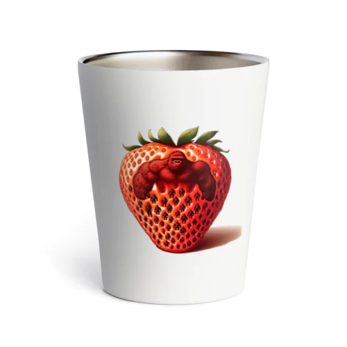 The Mighty Gorilla Strawberry  Thermo Tumbler