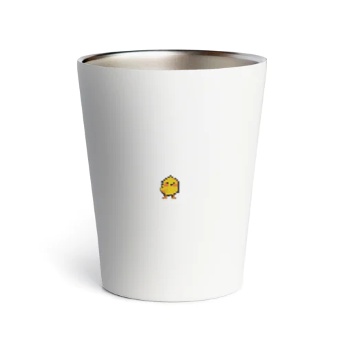 ドット絵風　ひよこグッズ Thermo Tumbler