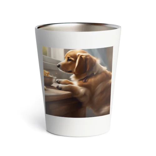 帰りを待つ犬 Thermo Tumbler