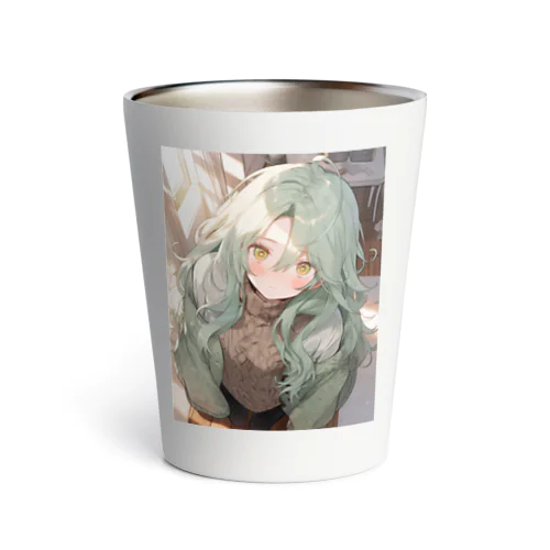 緑髪 少女 Thermo Tumbler