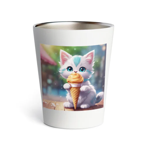 ソフトクリーム子猫ちゃん Thermo Tumbler