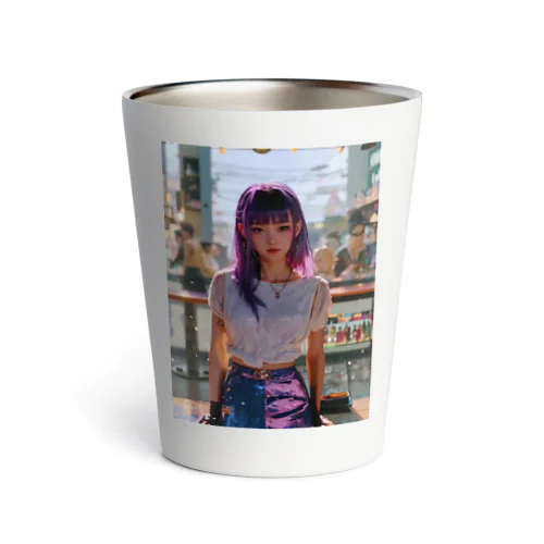 スタイリッシュでカッコいい女性 Thermo Tumbler