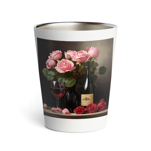 Days of Wine and Roses Thermo Tumbler