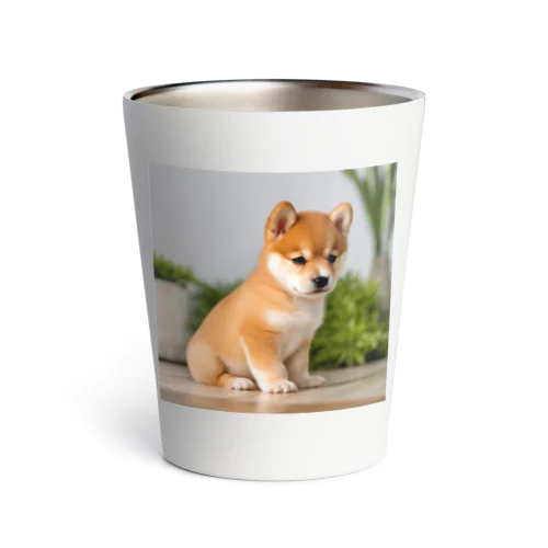 柴犬の子犬 Thermo Tumbler