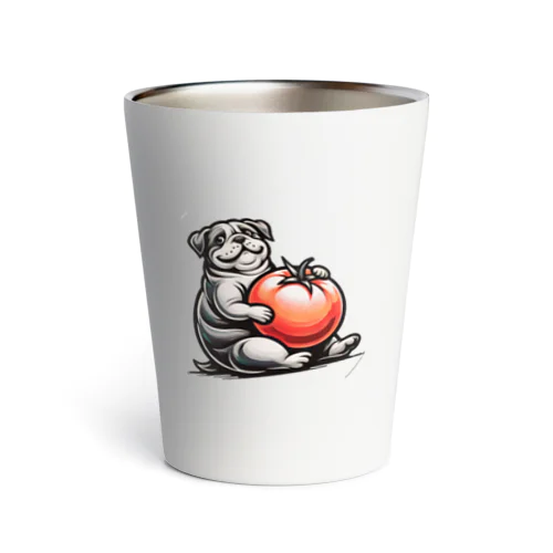 犬とトマト Thermo Tumbler