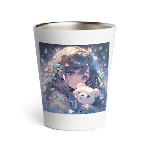 かわいい！クマ抱っこ♪ Thermo Tumbler