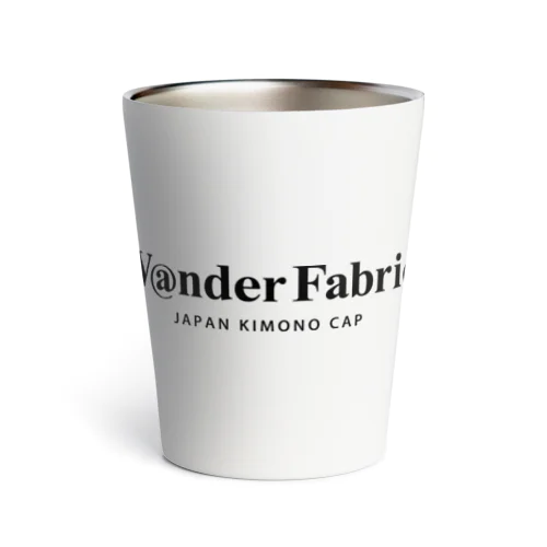 W@NDERFABRIC 定番ロゴBLACK Thermo Tumbler